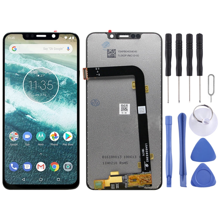 Assemblaggio completo di schermo LCD e digitalizzatore per Motorola One Power (P30 Note), For Moto One Power Assemblaggio completo di schermo LCD e digitalizzatore per Motorola One Power (P30 Note), For Moto One Power